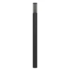 Bolardo luminoso Salle, altura 110 cm, negro, aluminio