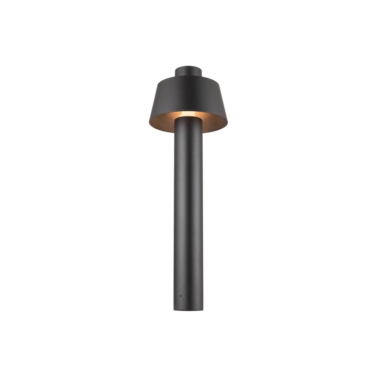 Bolardo luminoso SLV Photoni 75, negro, de aluminio, altura 75 cm