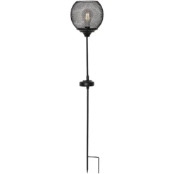 Bolardo luminoso solar LED Sunlight pica de tierra