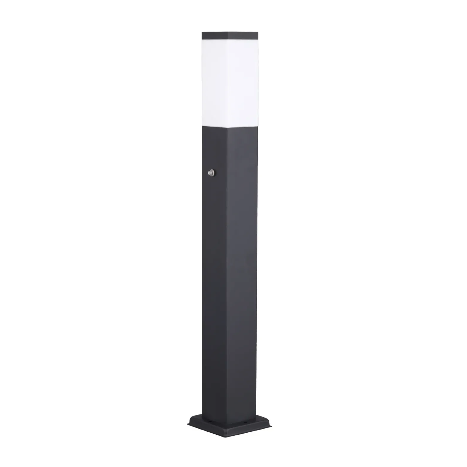 Bolardo luminoso 400166142, V2A, sensor, antracita, 2 enchufes
