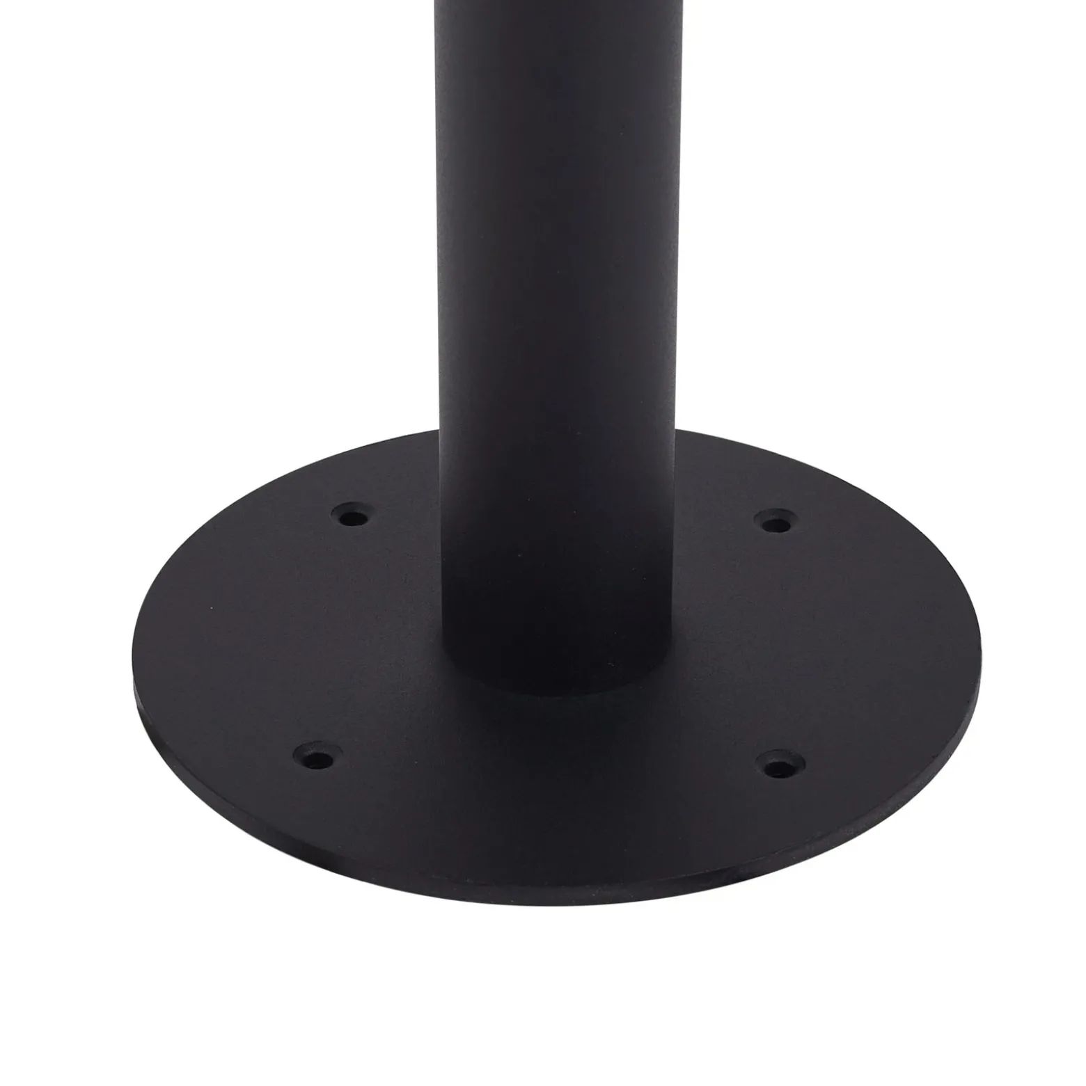 Bolardo luminoso Zayn de Lindby, negro, cristal, altura 109 cm, IP65