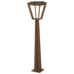 Bolardo solar LED Metro con sensor, corten