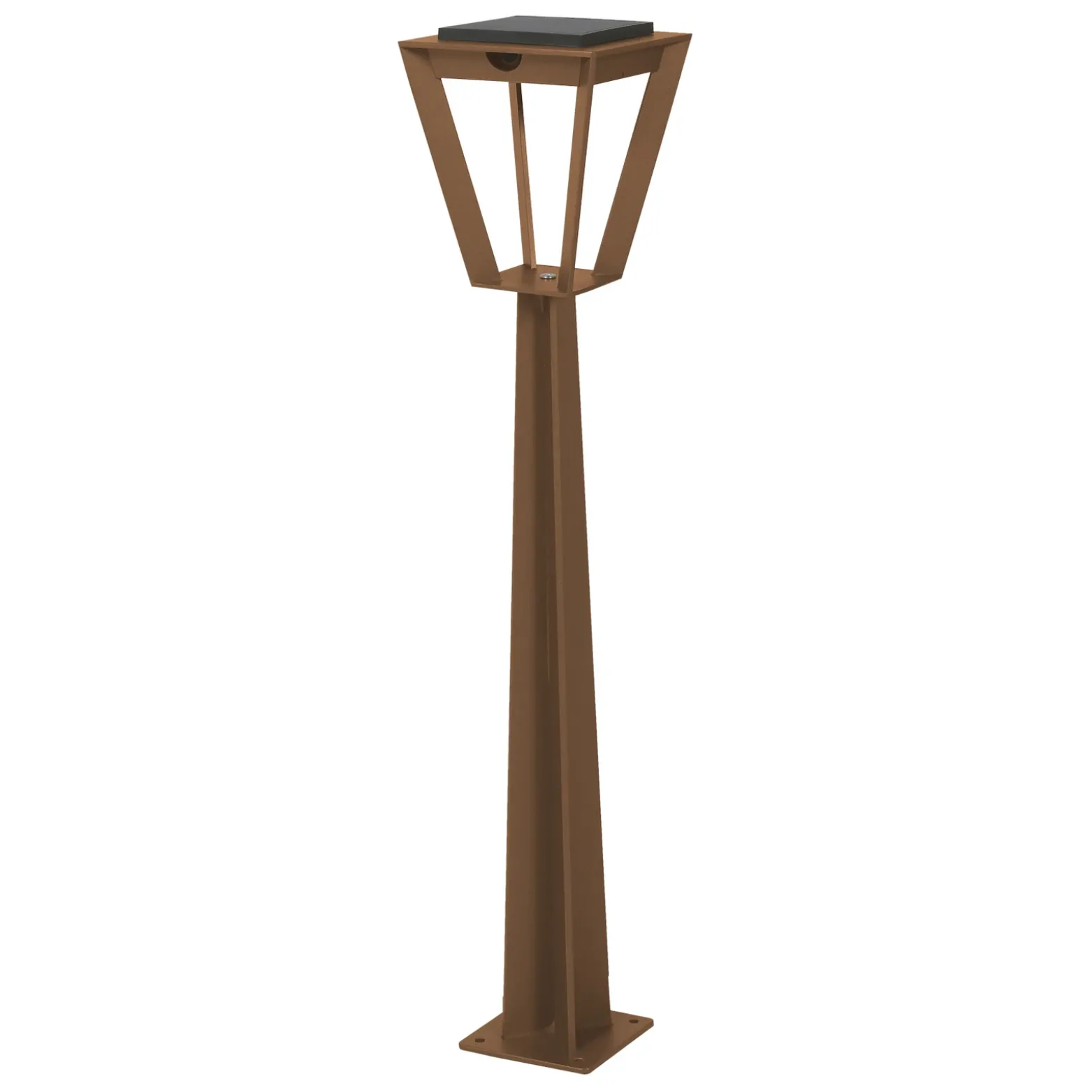 Bolardo solar LED Metro con sensor, corten