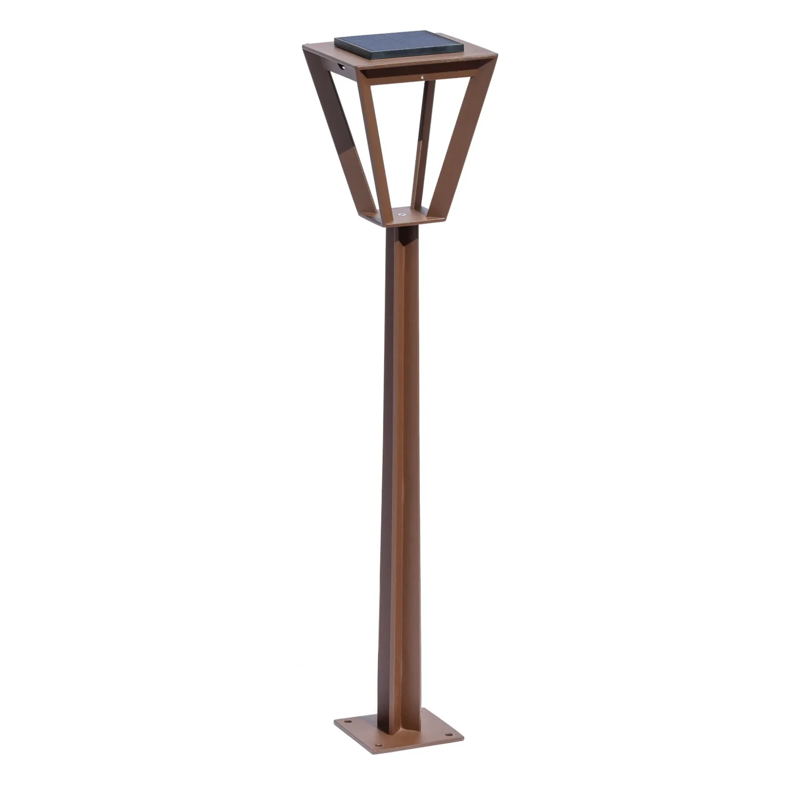 Bolardo solar LED Metro con sensor, corten