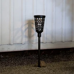 Bolardo solar LED Sinnia con pica de tierra