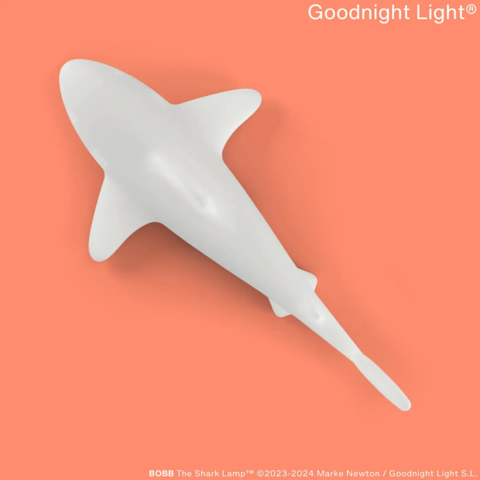 Bombilla LED recargable BOBB la lámpara tiburón, flotante, RGBW