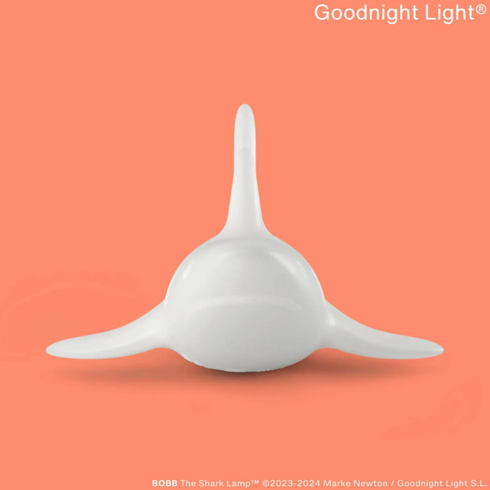 Bombilla LED recargable BOBB la lámpara tiburón, flotante, RGBW