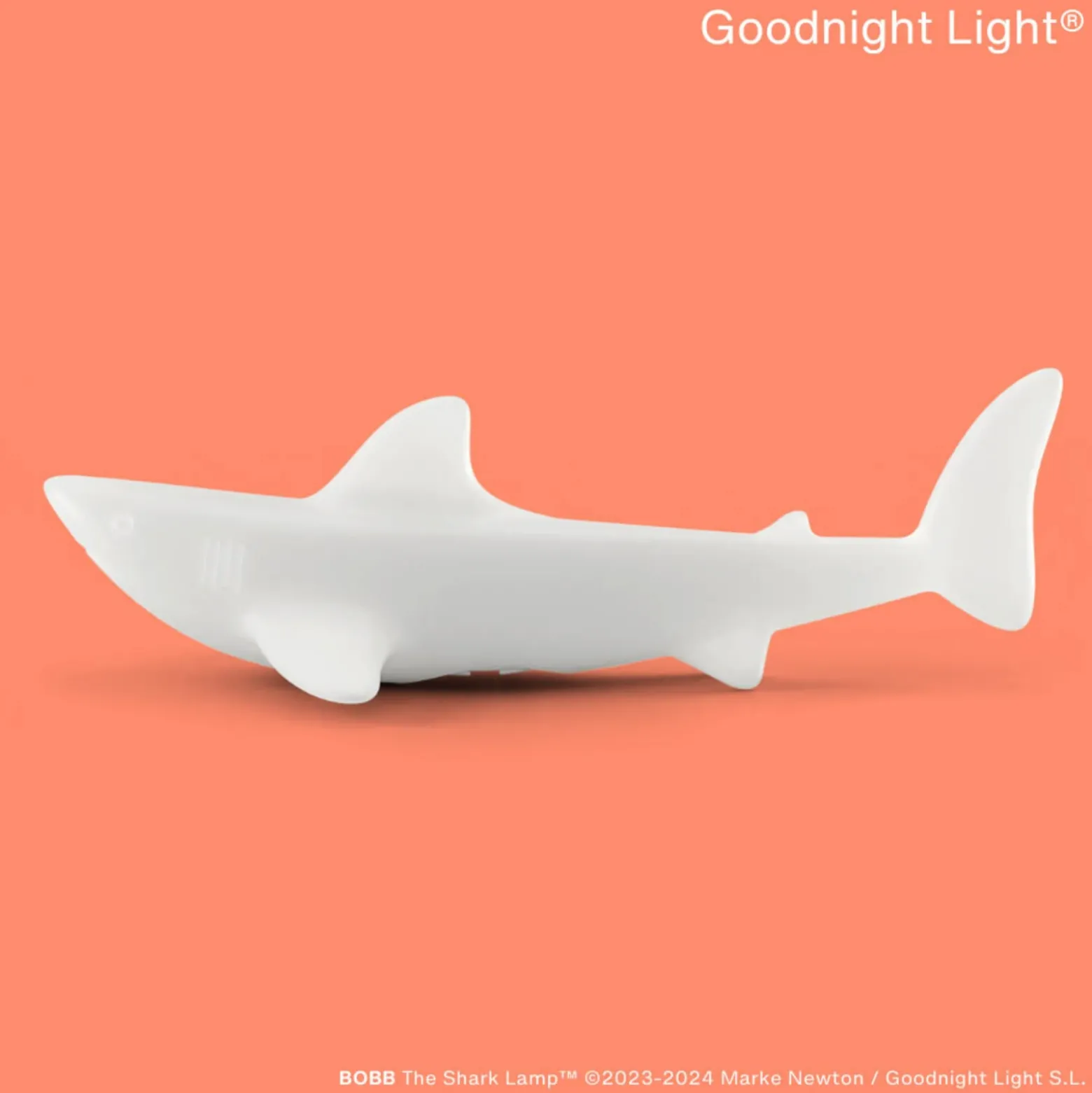 Bombilla LED recargable BOBB la lámpara tiburón, flotante, RGBW