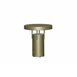 Bonita lámpara de mesa LED recargable BringMe Mini, verde oscuro, 20 cm