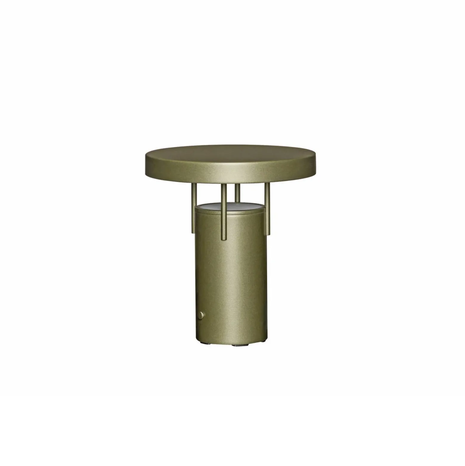 Bonita lámpara de mesa LED recargable BringMe Mini, verde oscuro, 20 cm