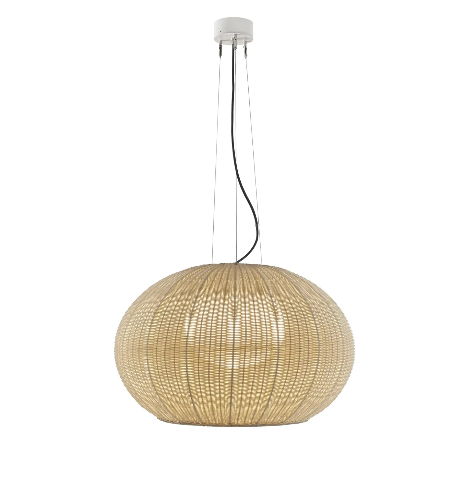 Bover Lámpara colgante exterior Garota, color blanco/marfil