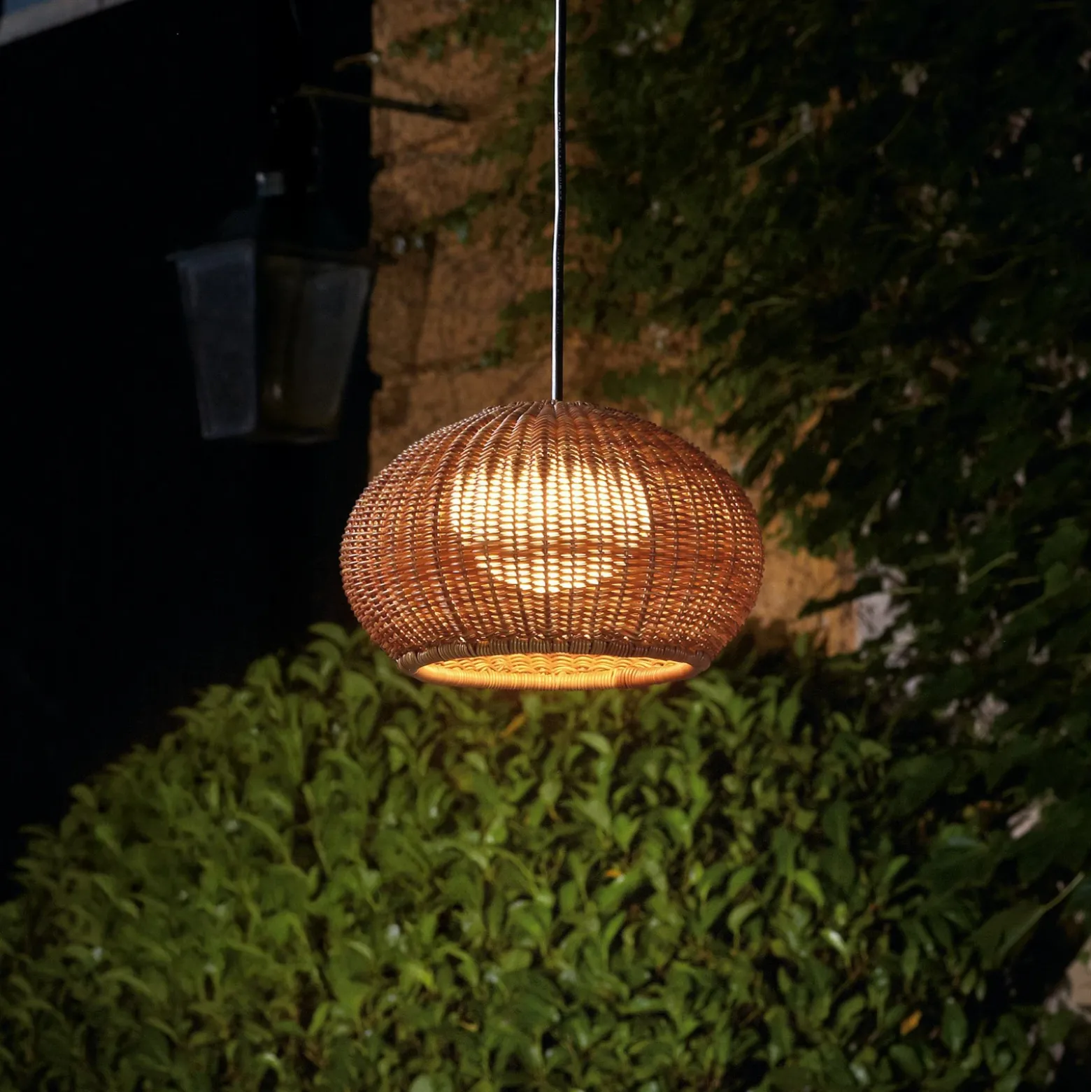 Bover lámpara colgante LED Garota, enchufe grafito marrón/marrón