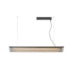 Bover lámpara colgante LED Nans Balis S/140, marrón/marrón, 140 cm