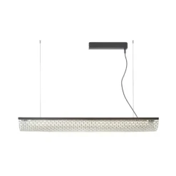 Bover lámpara colgante LED Nans Balis S/140, marrón/beige, 140 cm