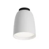 Bover lámpara de techo para exterior Nut, blanco, aluminio/acero, Ø 10 cm