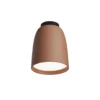 Bover Lámpara de techo para exterior Nut, terracota, aluminio/acero