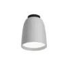 Bover Lámpara de techo para exterior Nut, gris claro, aluminio/acero