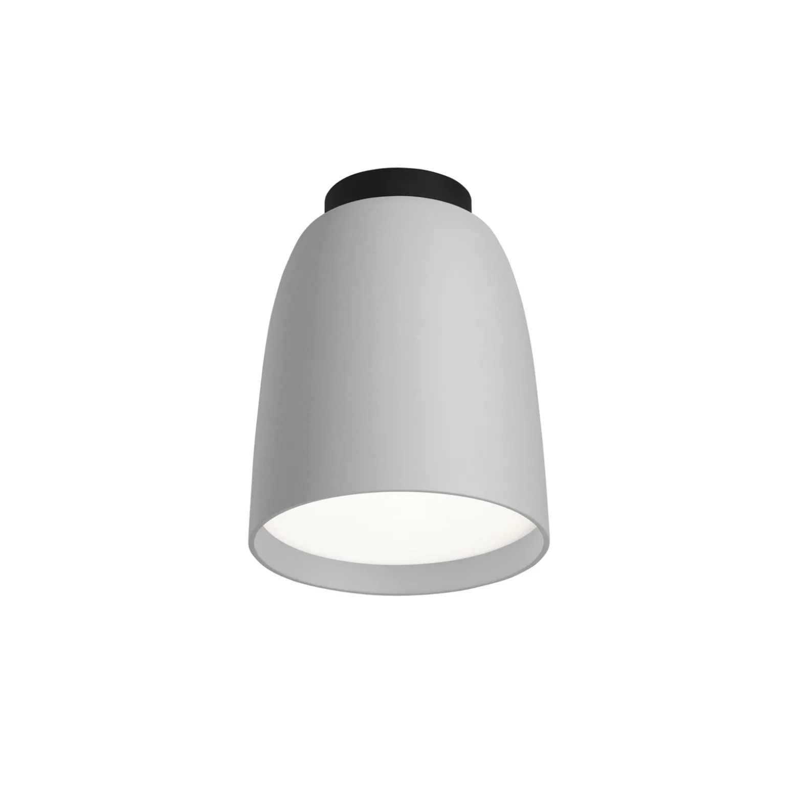 Bover Lámpara de techo para exterior Nut, gris claro, aluminio/acero