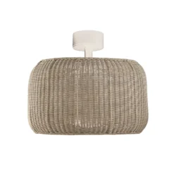 Bover Lámpara LED de techo Fora, blanco natural/beige, Ø 50 cm
