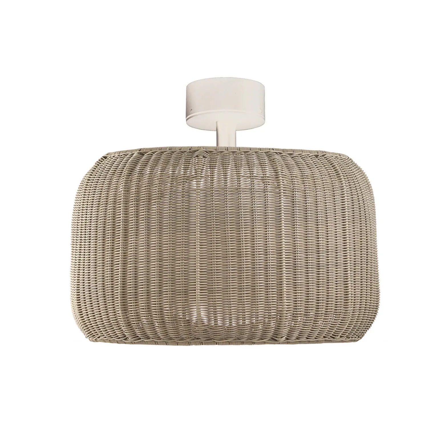 Bover Lámpara LED de techo Fora, blanco natural/beige, Ø 50 cm