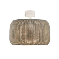Bover Lámpara LED de techo Fora, blanco natural/beige, Ø 50 cm