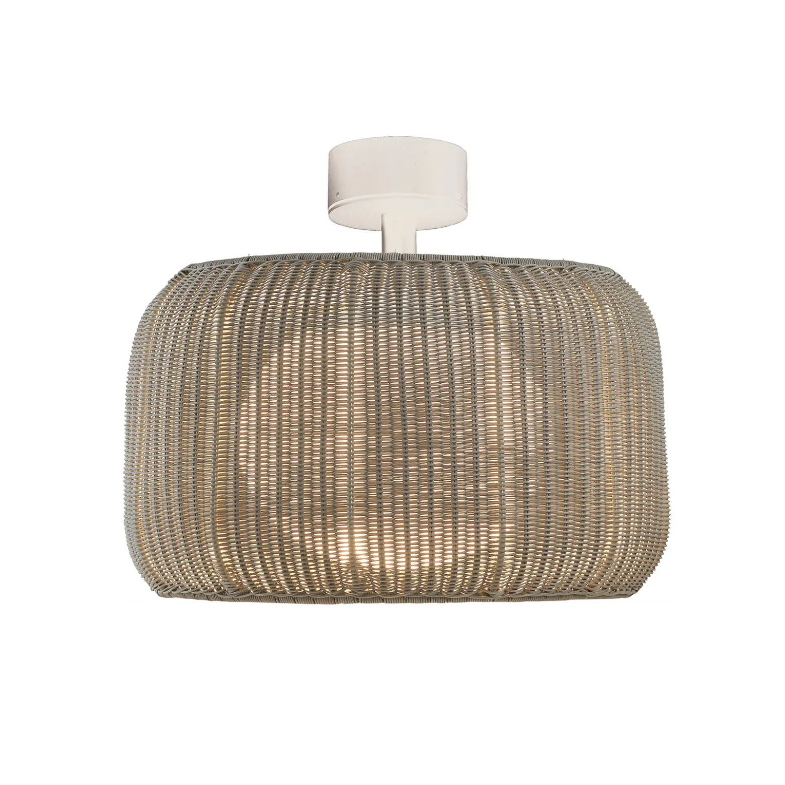 Bover Lámpara LED de techo Fora, blanco natural/beige, Ø 50 cm