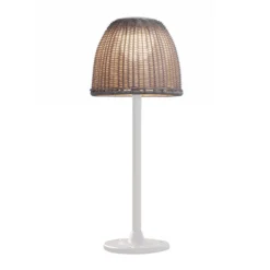 Bover lámpara sobremuro LED Atticus, altura 50 cm, blanco natural/beige