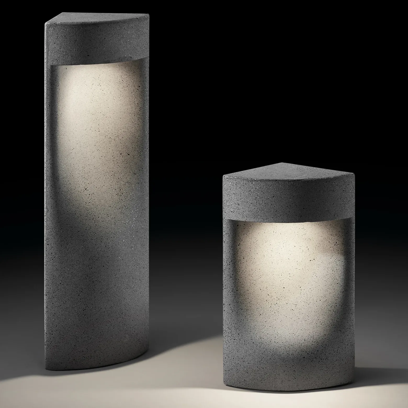 Bover Moai B/60 bolardo luminoso LED, 60 cm alto