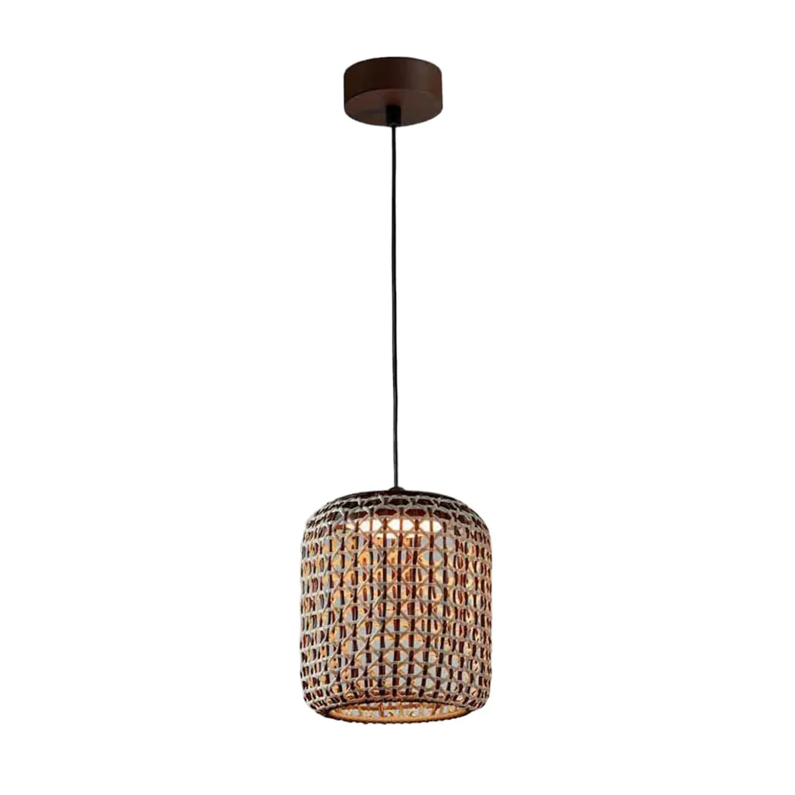 Bover Nans S/21 Lámpara colgante exterior LED, marrón