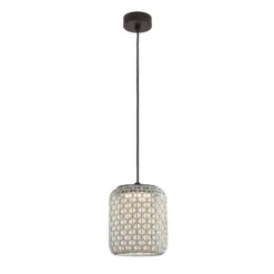 Bover Nans S/21 lámpara colgante exterior LED, beige