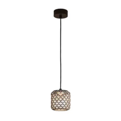 Bover Nans S/16 Lámpara colgante exterior LED, marrón