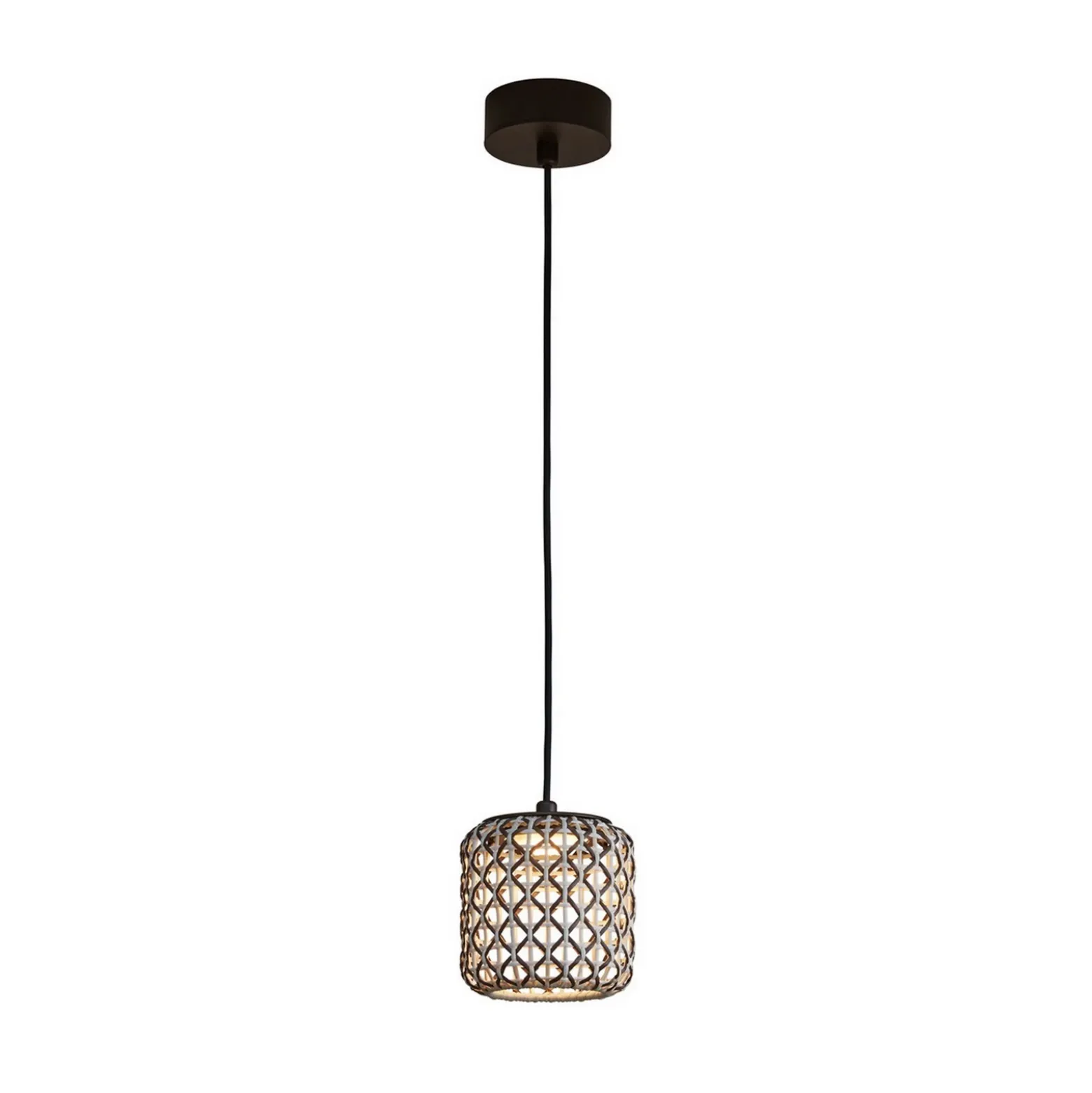Bover Nans S/16 Lámpara colgante exterior LED, marrón
