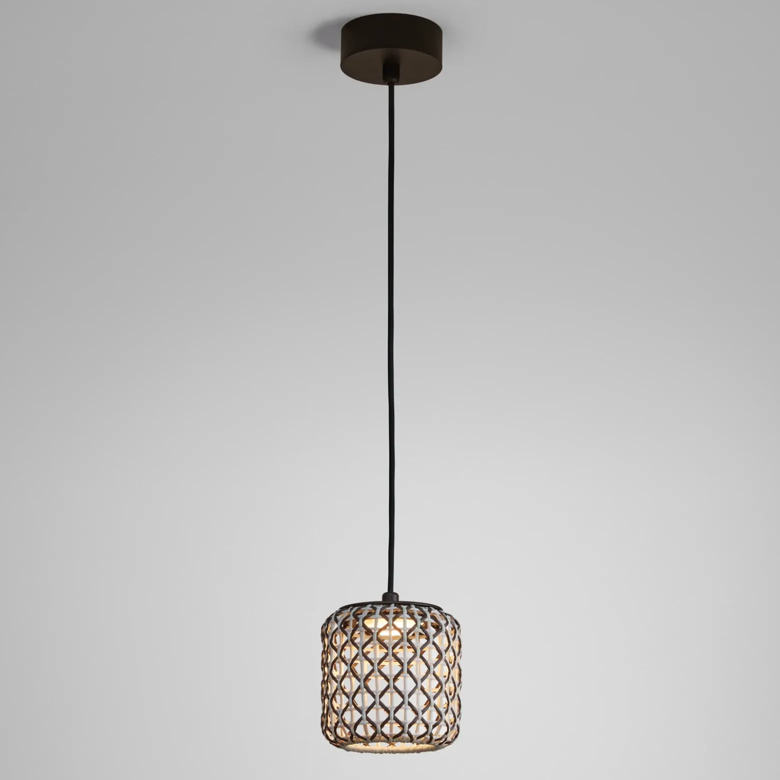 Bover Nans S/16 Lámpara colgante exterior LED, marrón