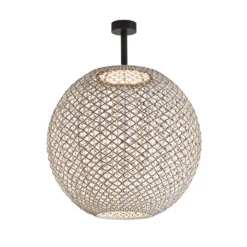 Bover Nans Sphere PF/80 LED lámpara de techo para exterior marrón
