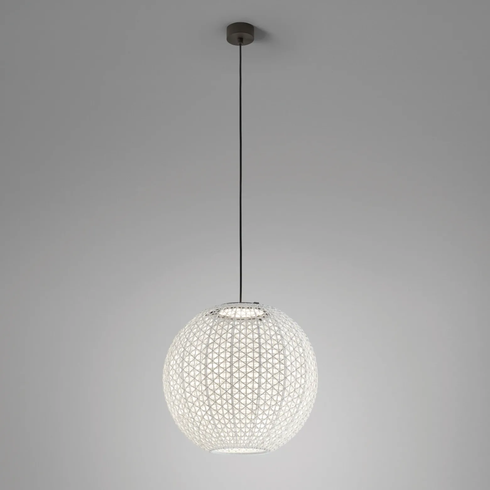 Bover Nans Sphere S/60 lámpara colgante exterior LED beige