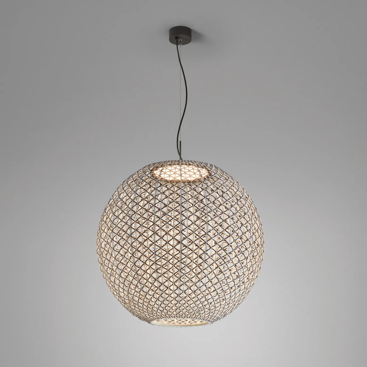 Bover Nans Sphere S/80 Lámpara colgante exterior LED marrón