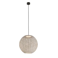 Bover Nans Sphere S/60 Lámpara colgante exterior LED marrón