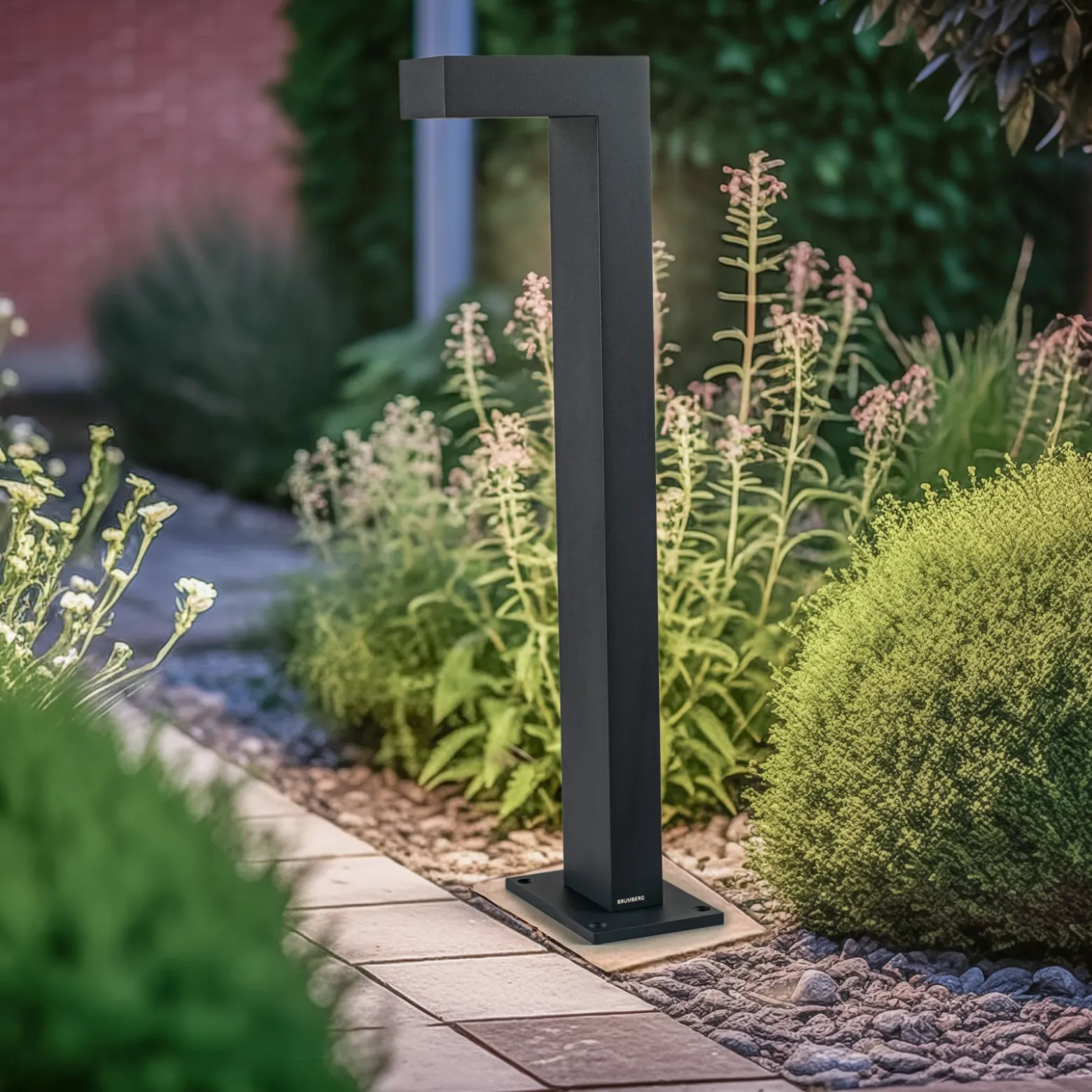 BRUMBERG Bolardo luminoso LED, altura 60 cm