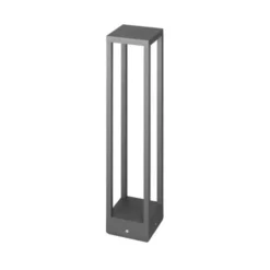 BRUMBERG Bolardo luminoso LED Abee, grafito, IP54, altura 65 cm