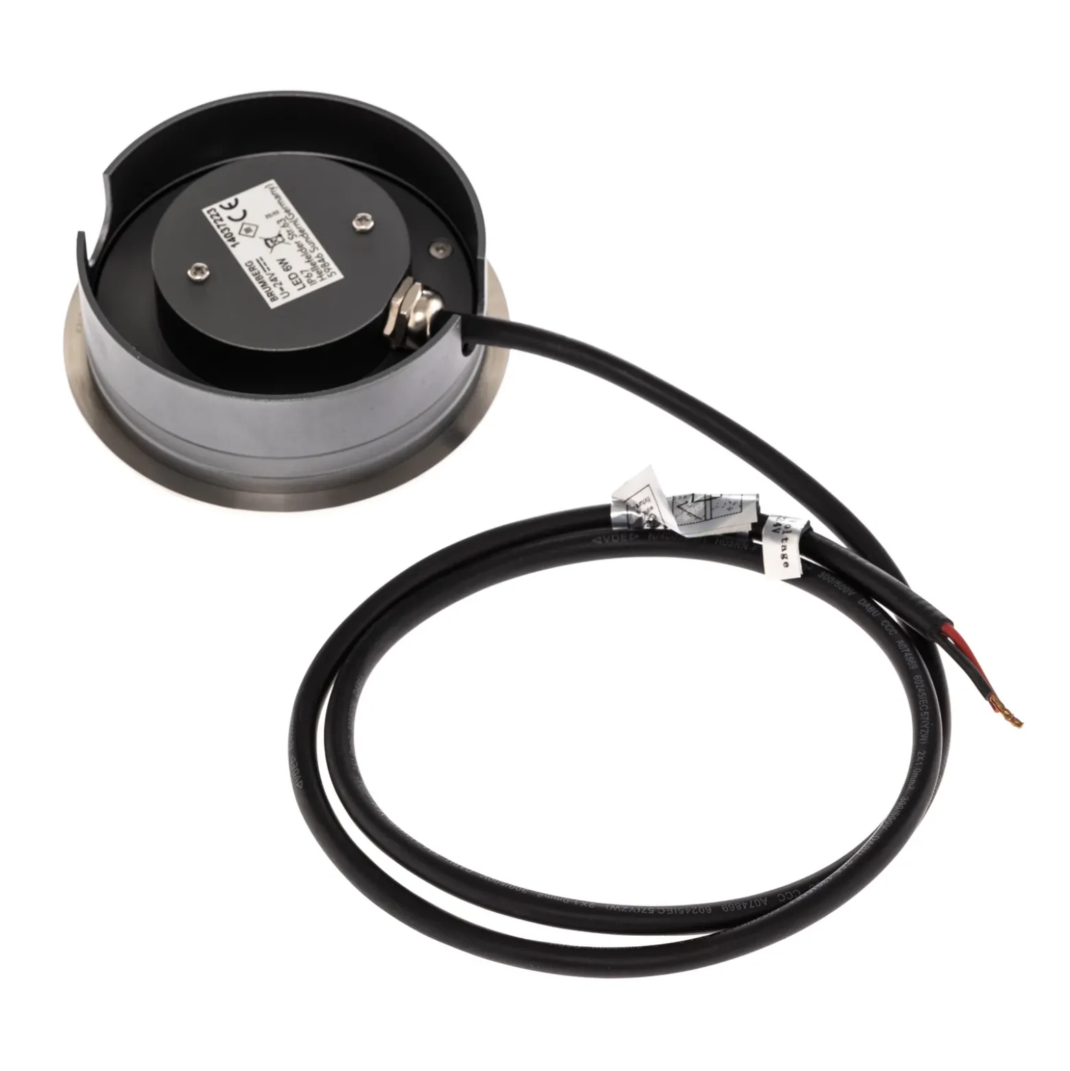 BRUMBERG Hybride Lámpara de suelo empotrable Flat LED, 11cm