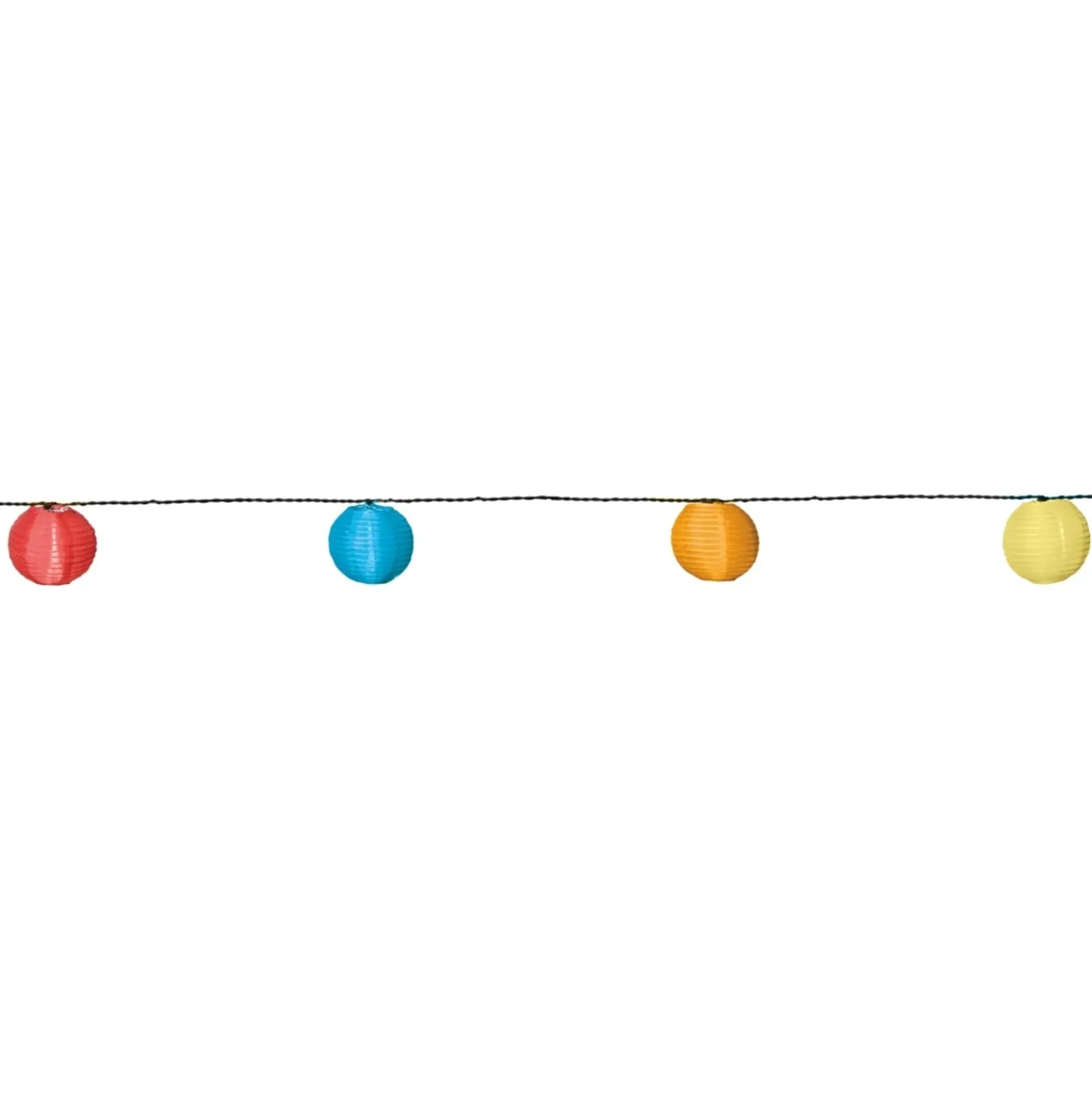 Cadena de lámparas LED de colores con 10 faroles