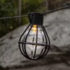 Cadena de luces LED Cage, negro/transparente