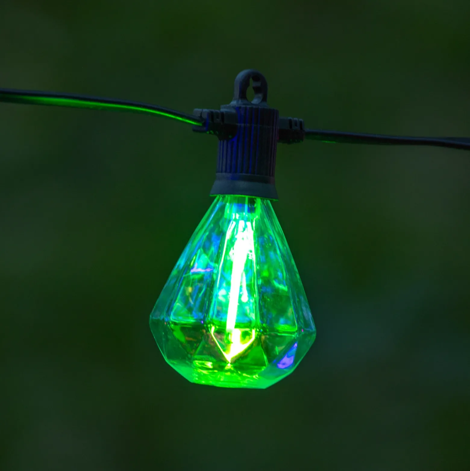 Cadena de luces LED Marcus multi, kit de inicio, 3 m, solar/enchufable