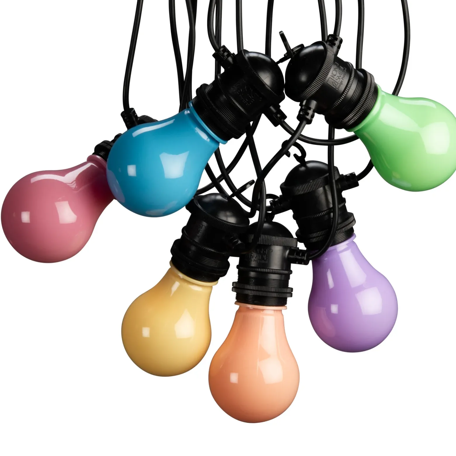 Cadena de luces LED para fiestas, en tonos pastel, con atenuador incluido, IP44