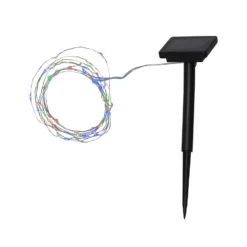 Cadena de luces LED solar Dew Drop, multicolor