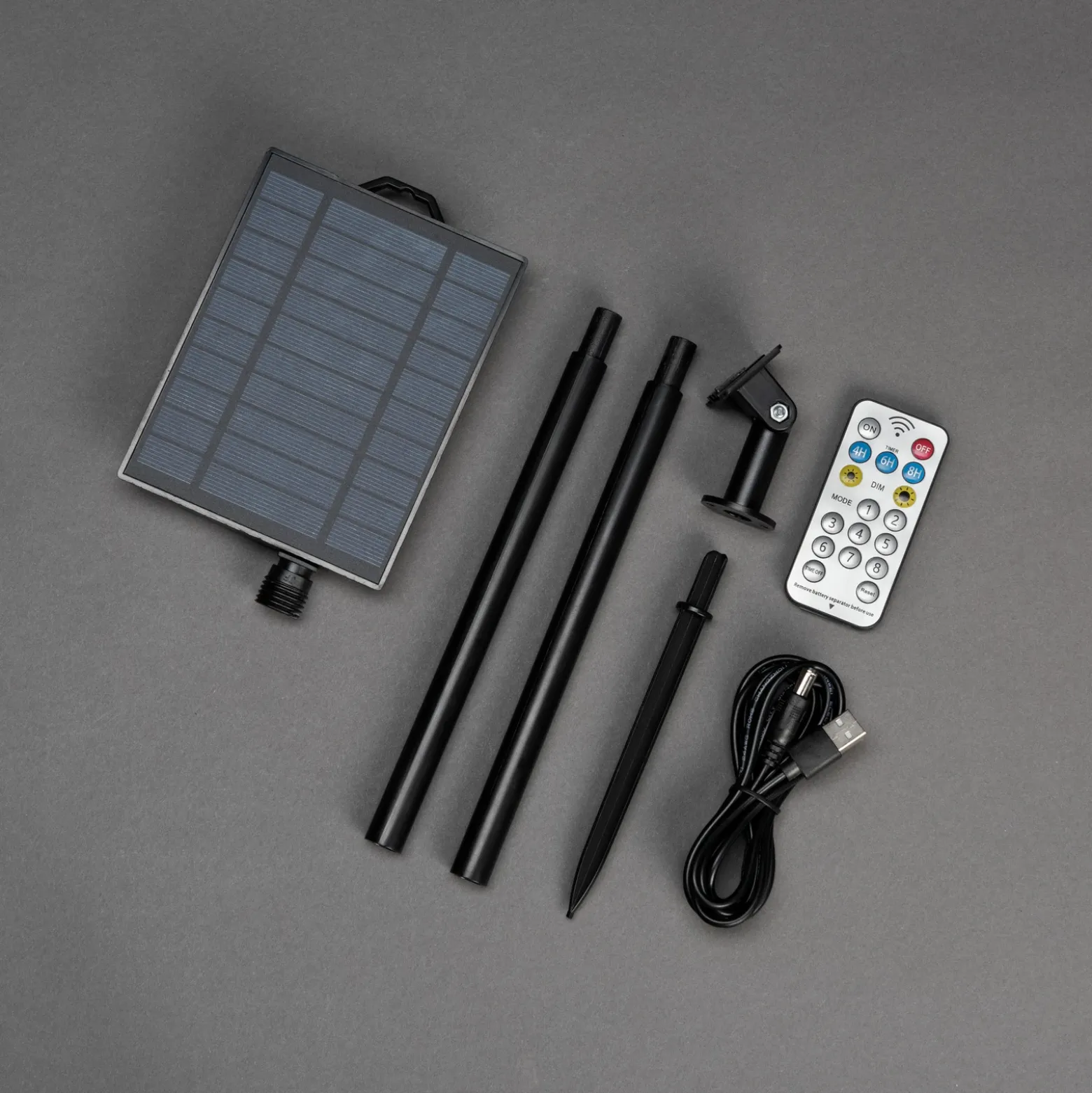 Cadena de luces LED solares para fiestas, 4,2 W, color ámbar, IP44, 1800 K