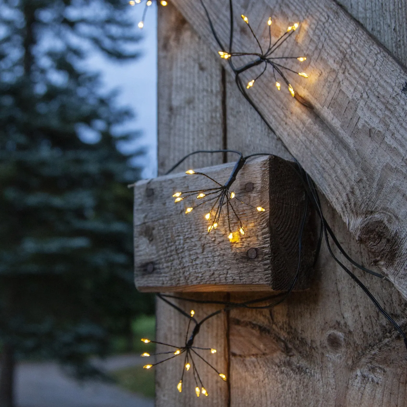 Cadena de luces LED solar Firework