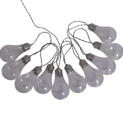 Cadena de luces solar LED, bombilla, 10 luces