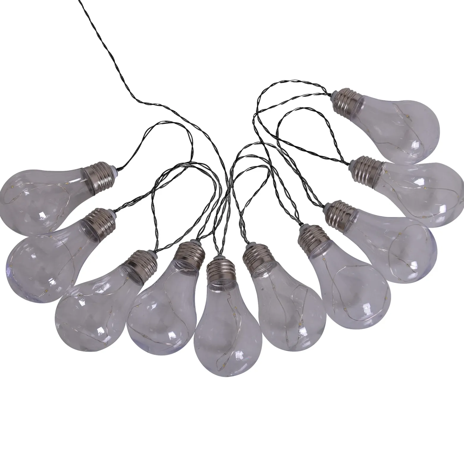 Cadena de luces solar LED, bombilla, 10 luces