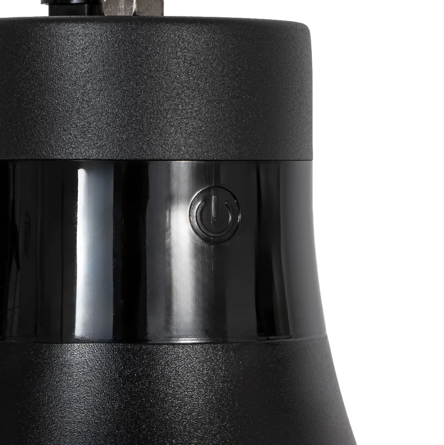 Calefactor colgante Lucande Ormio, negro, Ø 43 cm, IP44